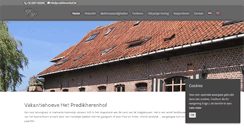 Desktop Screenshot of predikherenhof.be